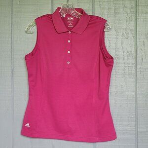 Adidas Clima Cool Women's Short Sleeve Polo Golf Shirt. Size M
